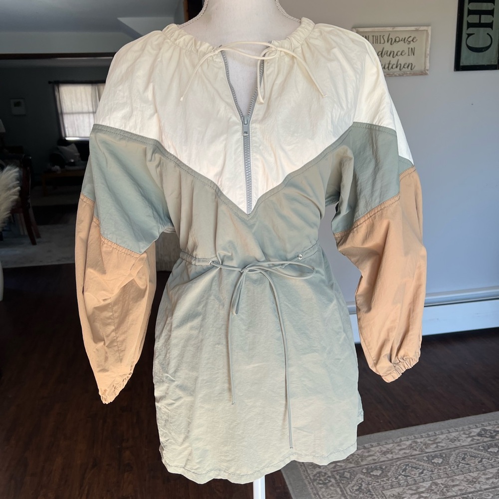 Zara Combination Nylon Dress sz XS